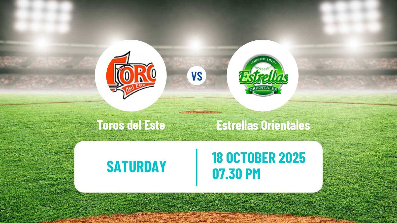 Baseball LIDOM Toros del Este - Estrellas Orientales