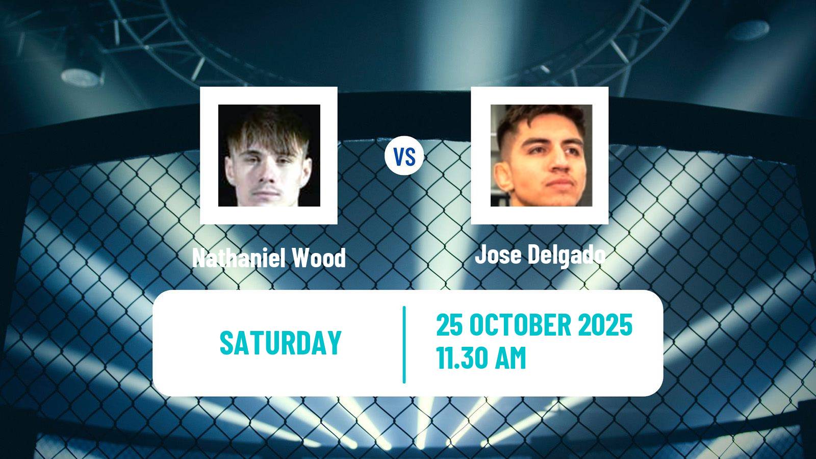 MMA Featherweight UFC Men Nathaniel Wood - Jose Delgado