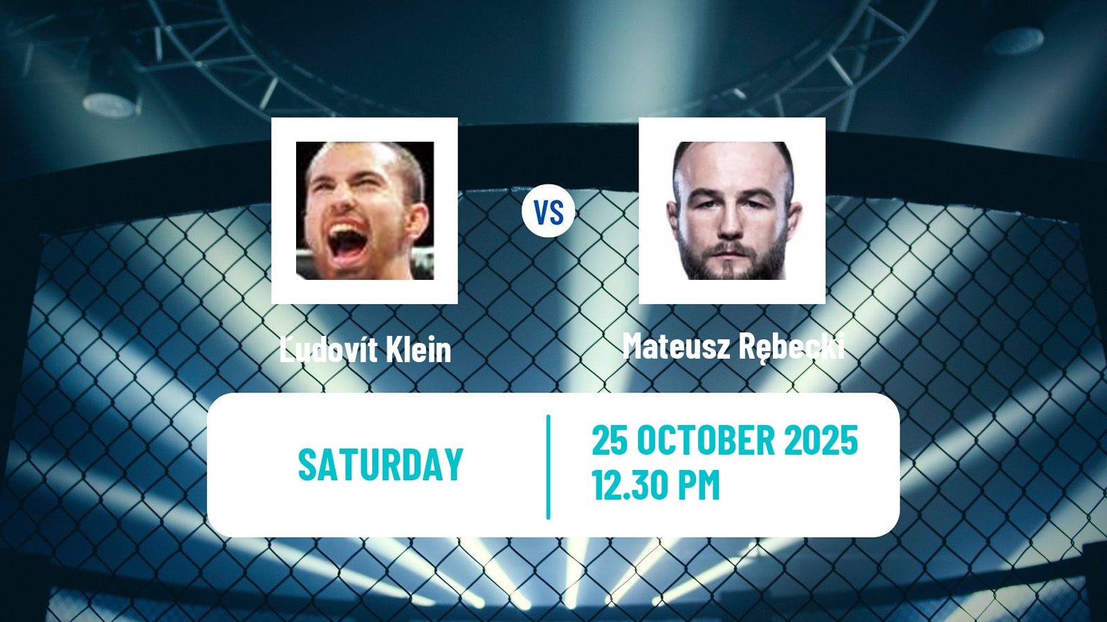 MMA Lightweight UFC Men Ľudovít Klein - Mateusz Rębecki