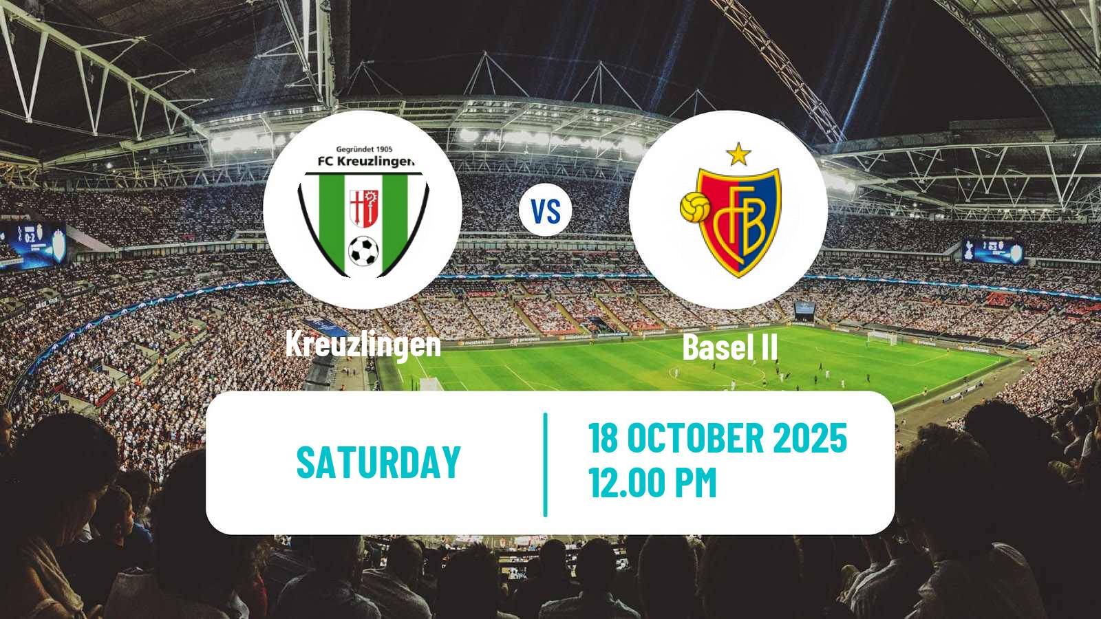Football Swiss Promotion League Kreuzlingen - Basel II