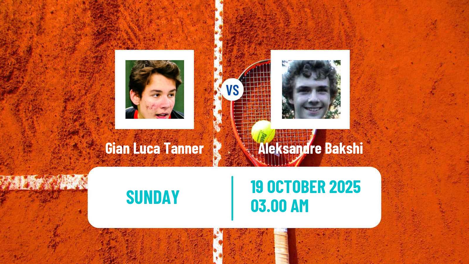 Tennis ITF M15 Sharm Elsheikh 13 Men Gian Luca Tanner - Aleksandre Bakshi