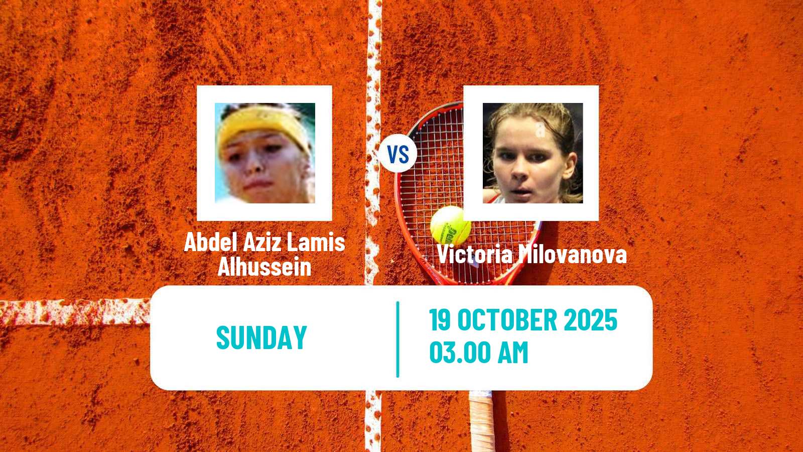 Tennis ITF W15 Sharm Elsheikh 15 Women Abdel Aziz Lamis Alhussein - Victoria Milovanova