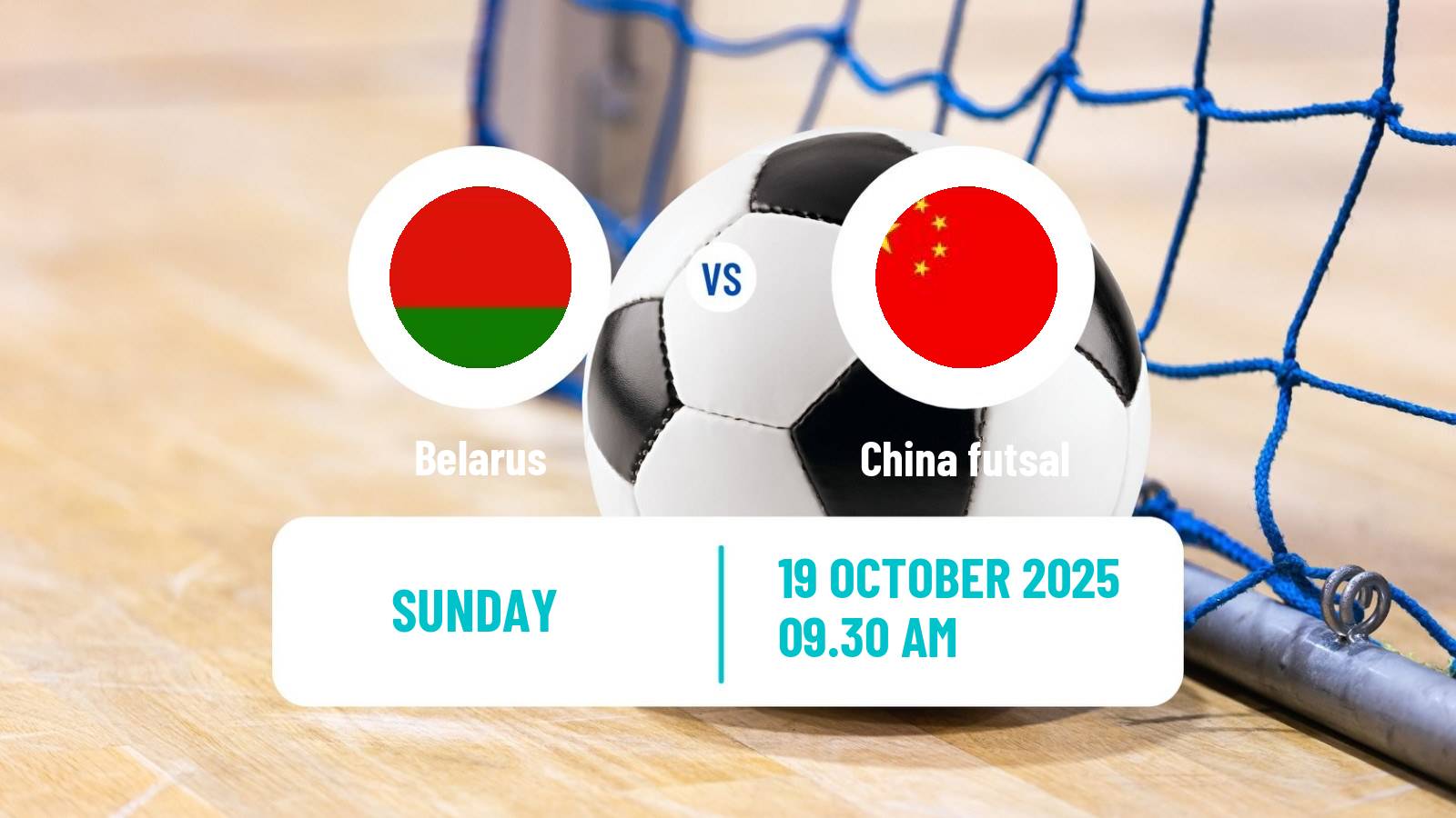 Futsal Friendly International Futsal Belarus - China