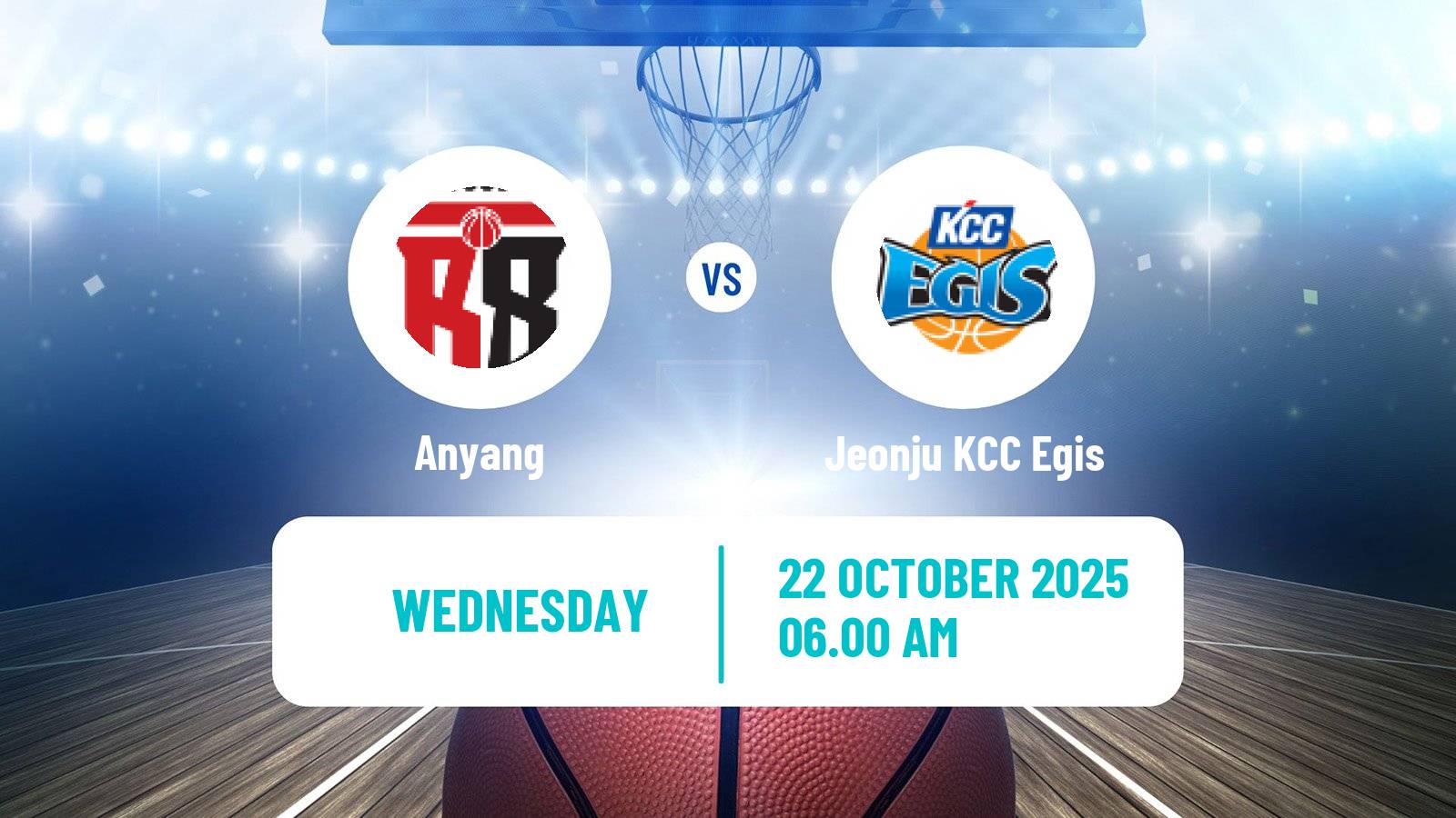 Basketball KBL Anyang - Jeonju KCC Egis