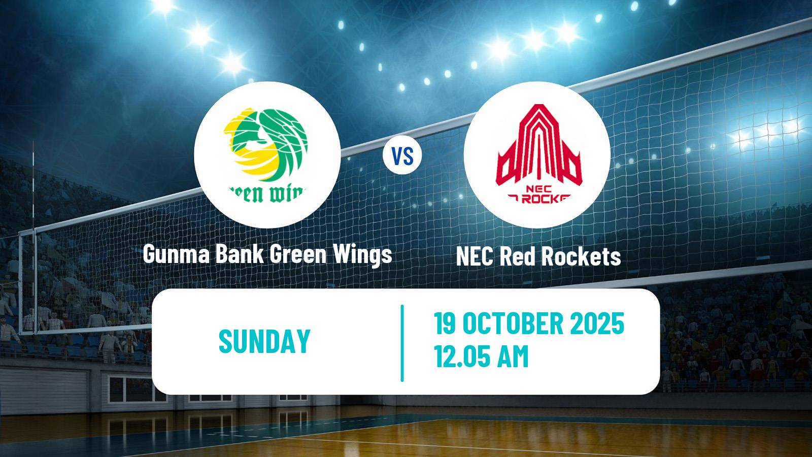 Volleyball Japan V Premier League Women Gunma Bank Green Wings - NEC Red Rockets