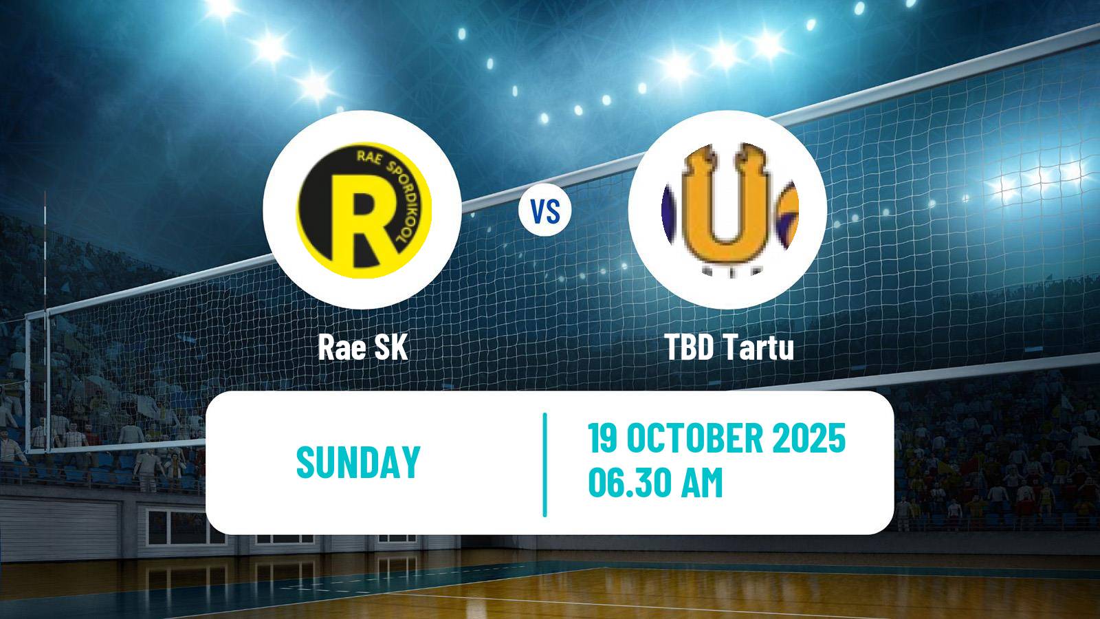Volleyball Estonian Meeste Liiga Volleyball Women Rae - TBD Tartu