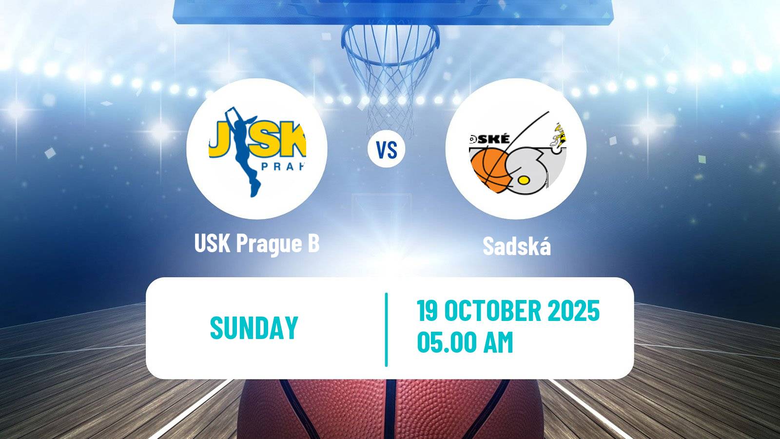 Basketball Czech 1 Liga Basketball Women USK Prague B - Sadská