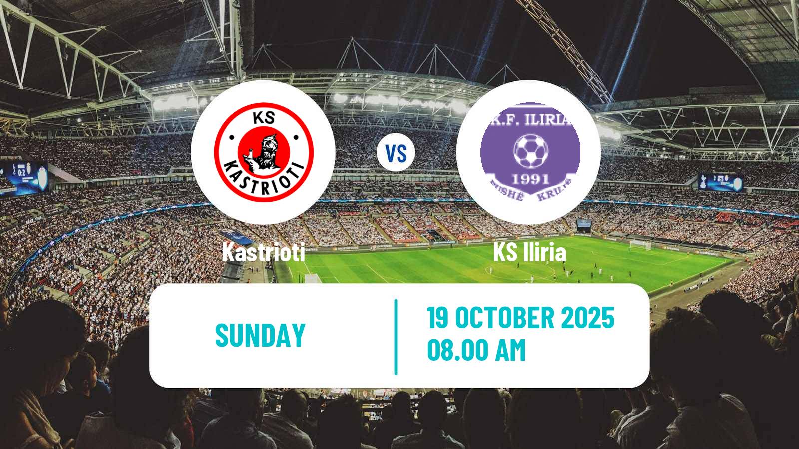 Football Albanian First Division Kastrioti - Iliria