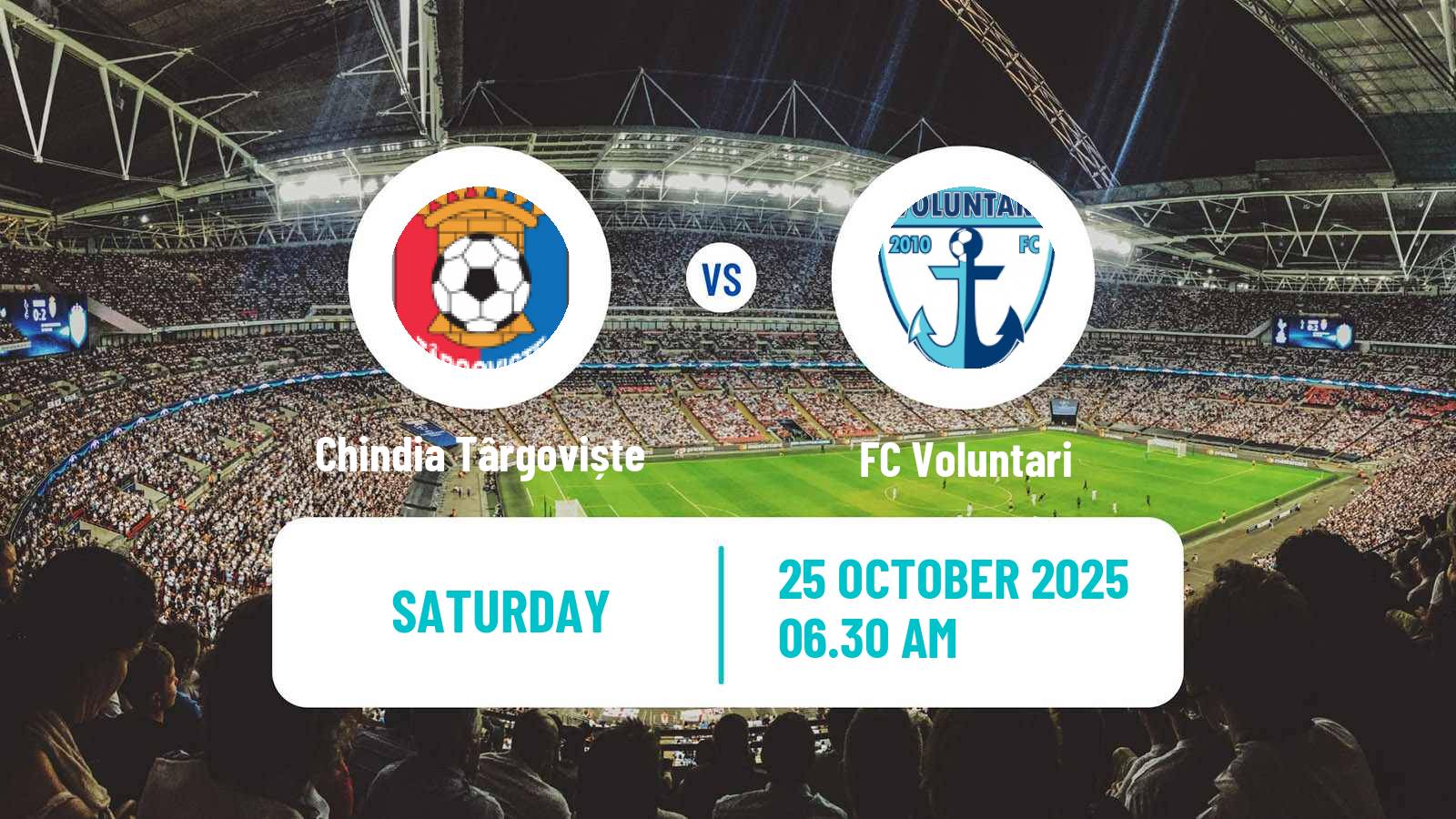 Football Romanian Division 2 Chindia Târgoviște - Voluntari