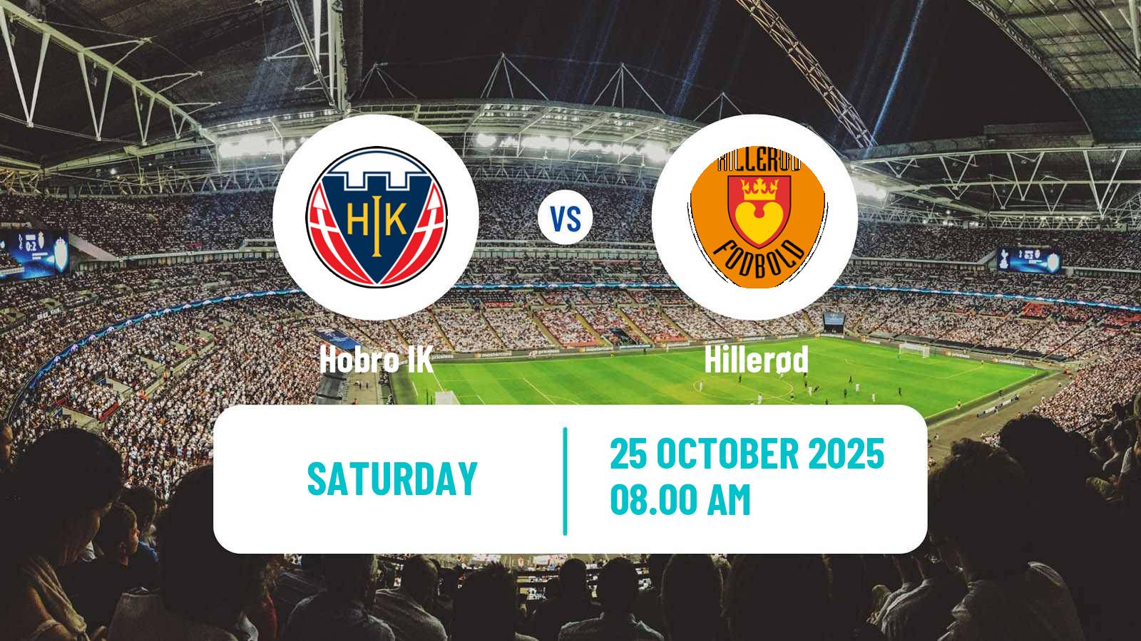 Football Danish 1 Division Hobro - Hillerød