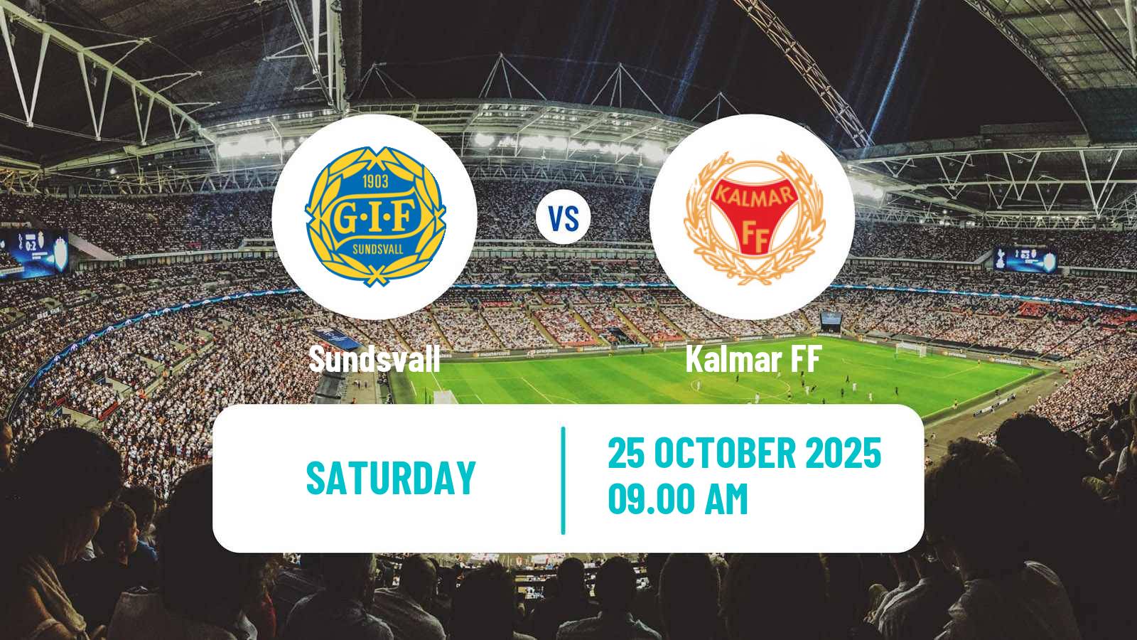 Football Swedish Superettan Sundsvall - Kalmar