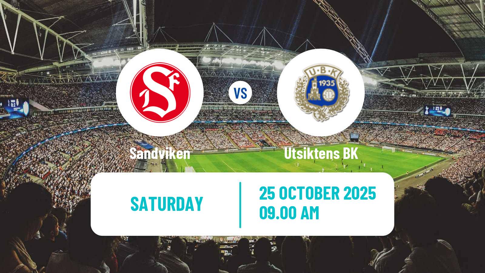 Football Swedish Superettan Sandviken - Utsikten