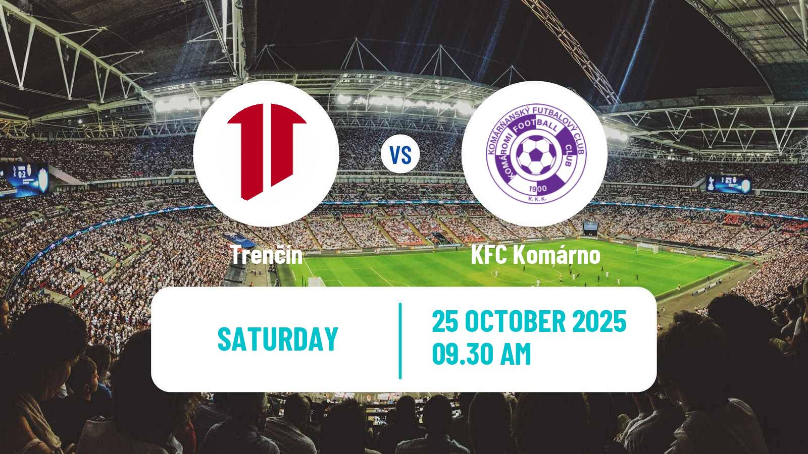 Football Slovak Superliga Trenčín - Komárno