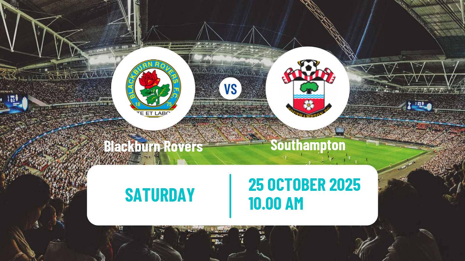 Football English League Championship Blackburn Rovers - Southampton
