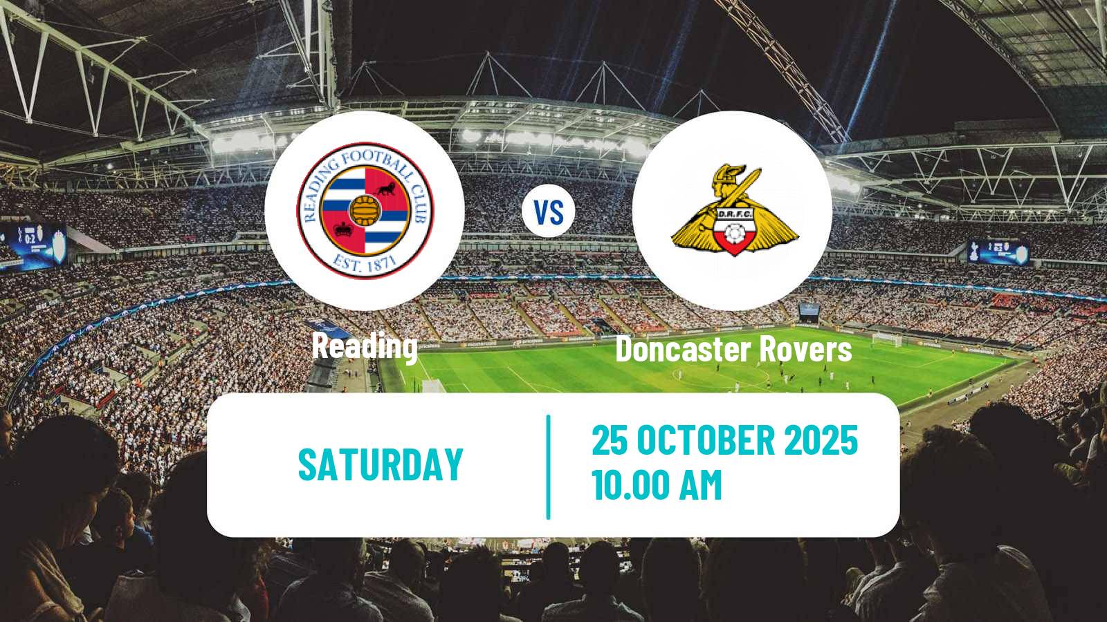 Football English League One Reading - Doncaster Rovers