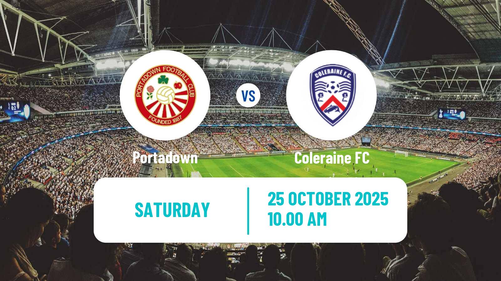 Football Northern Irish Premiership Portadown - Coleraine