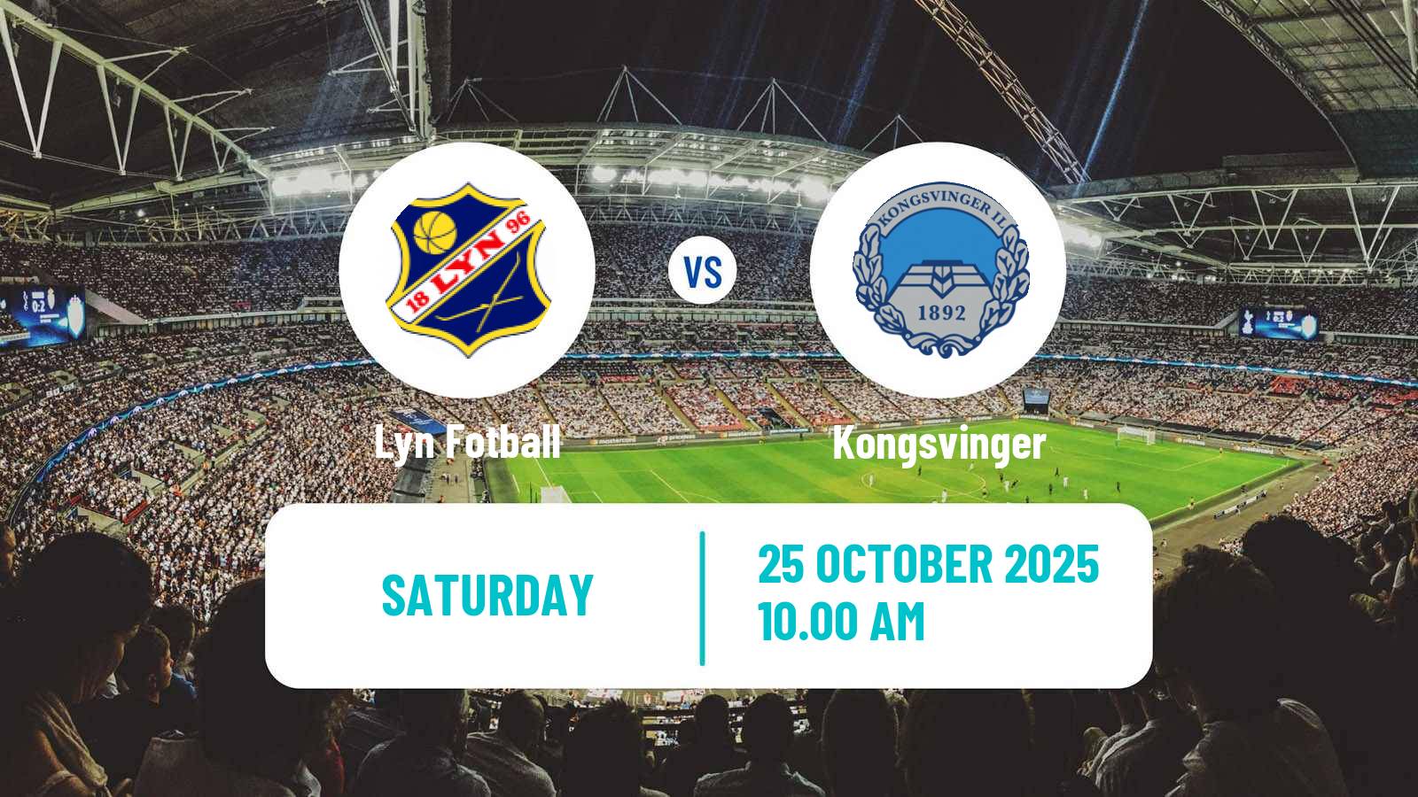 Football Norwegian Adeccoligaen Lyn - Kongsvinger
