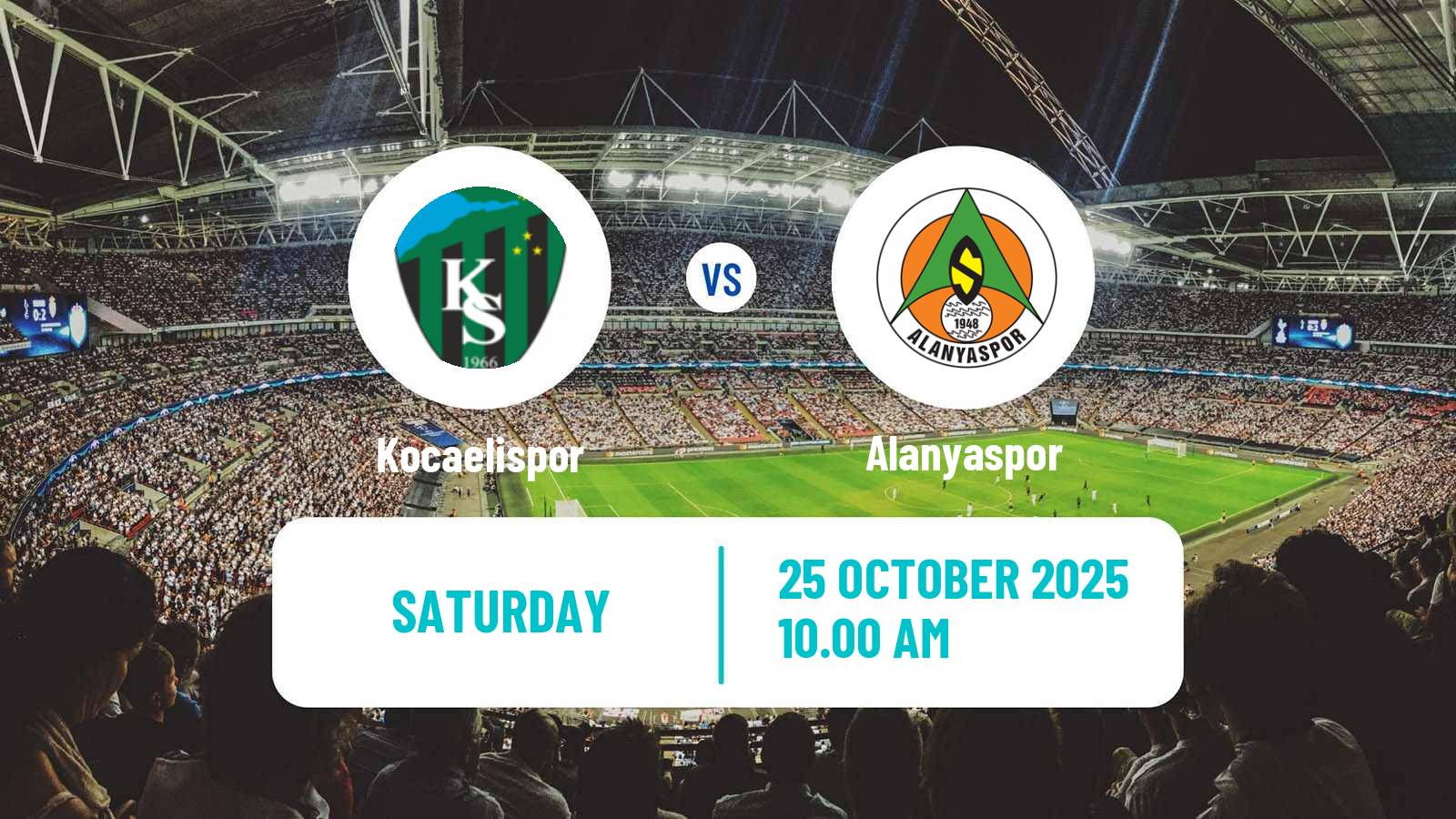 Football Turkish Super League Kocaelispor - Alanyaspor