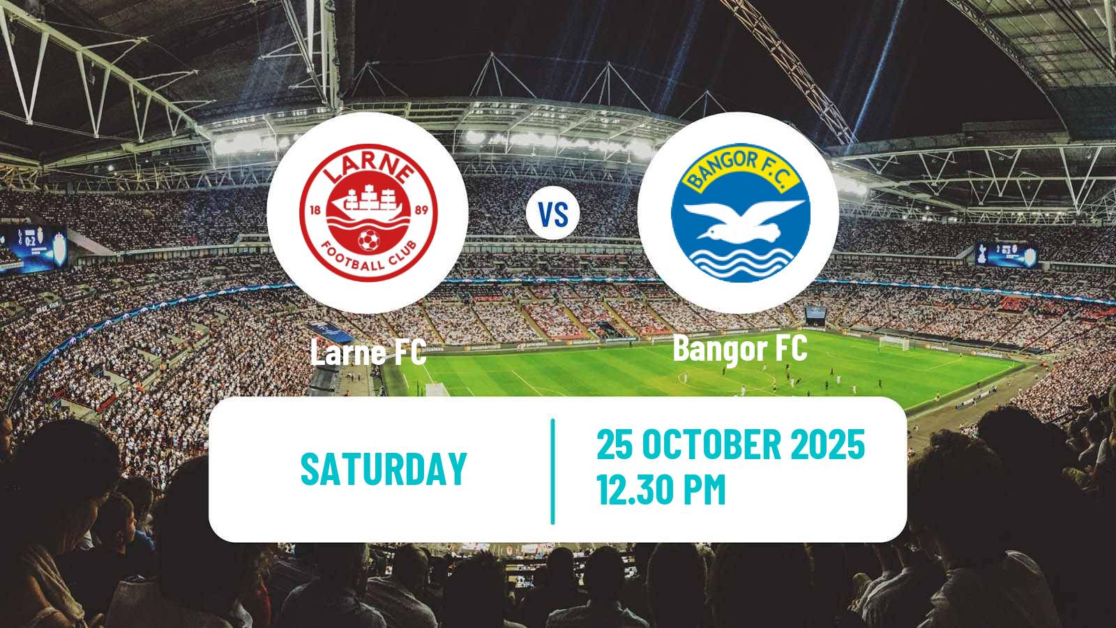 Football Northern Irish Premiership Larne - Bangor