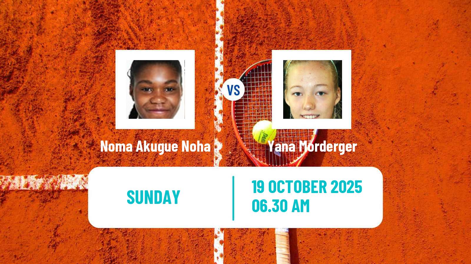 Tennis Rovereto Challenger Women 2025 Noma Akugue Noha - Yana Morderger