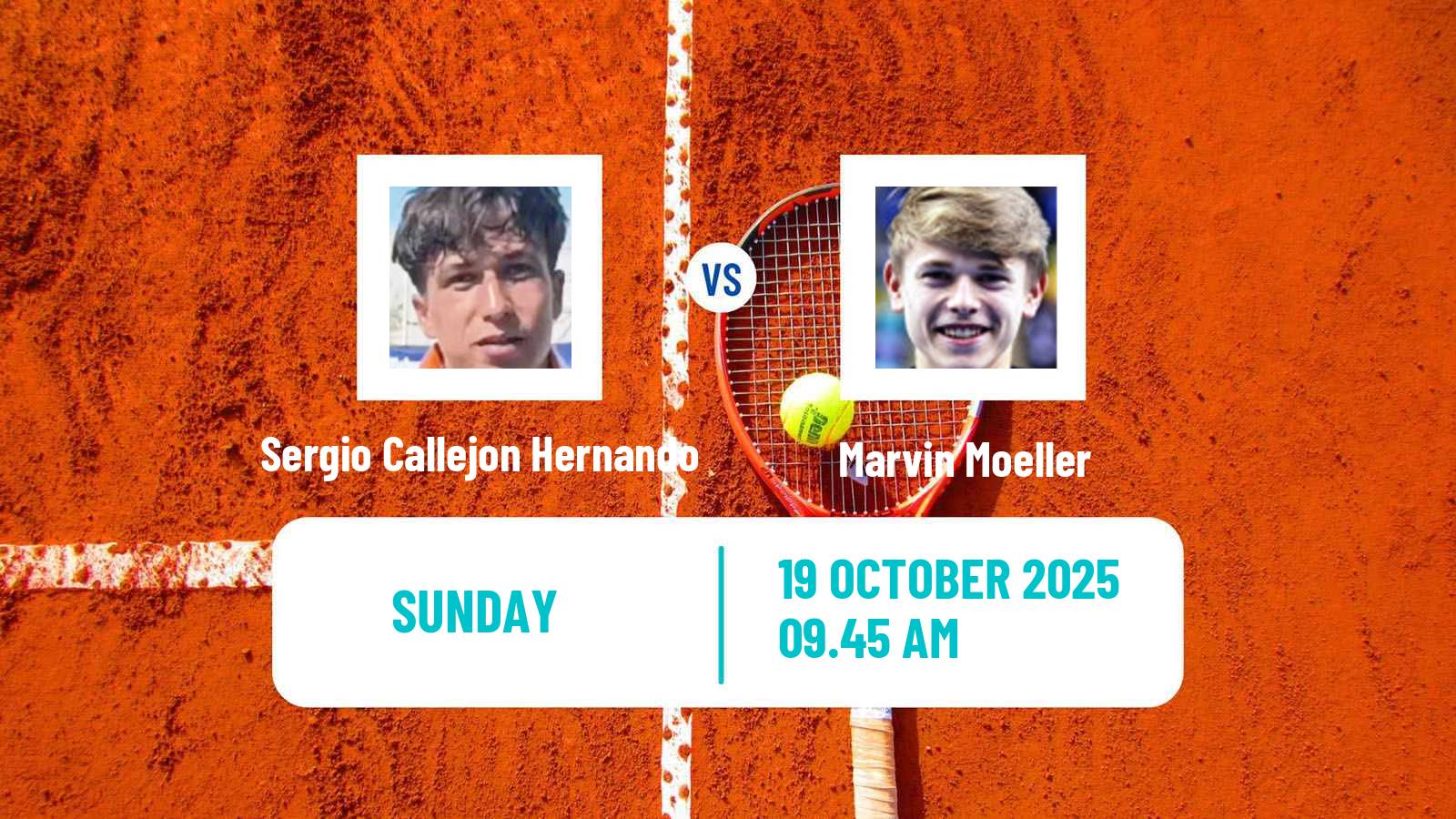 Tennis Hamburg Challenger Men Sergio Callejon Hernando - Marvin Moeller