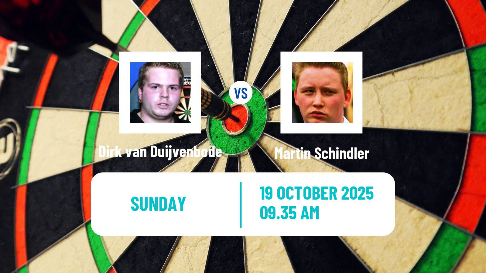 Darts European Tour 14 Dirk van Duijvenbode - Martin Schindler