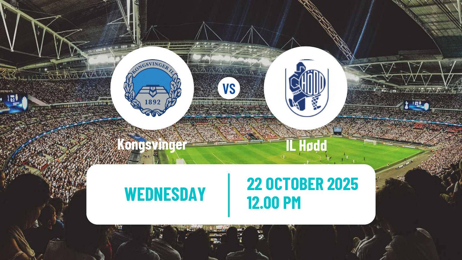 Football Norwegian Adeccoligaen Kongsvinger - Hødd