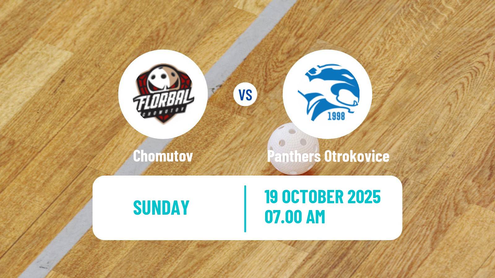 Floorball Czech 1 Liga Floorball Chomutov - Panthers Otrokovice