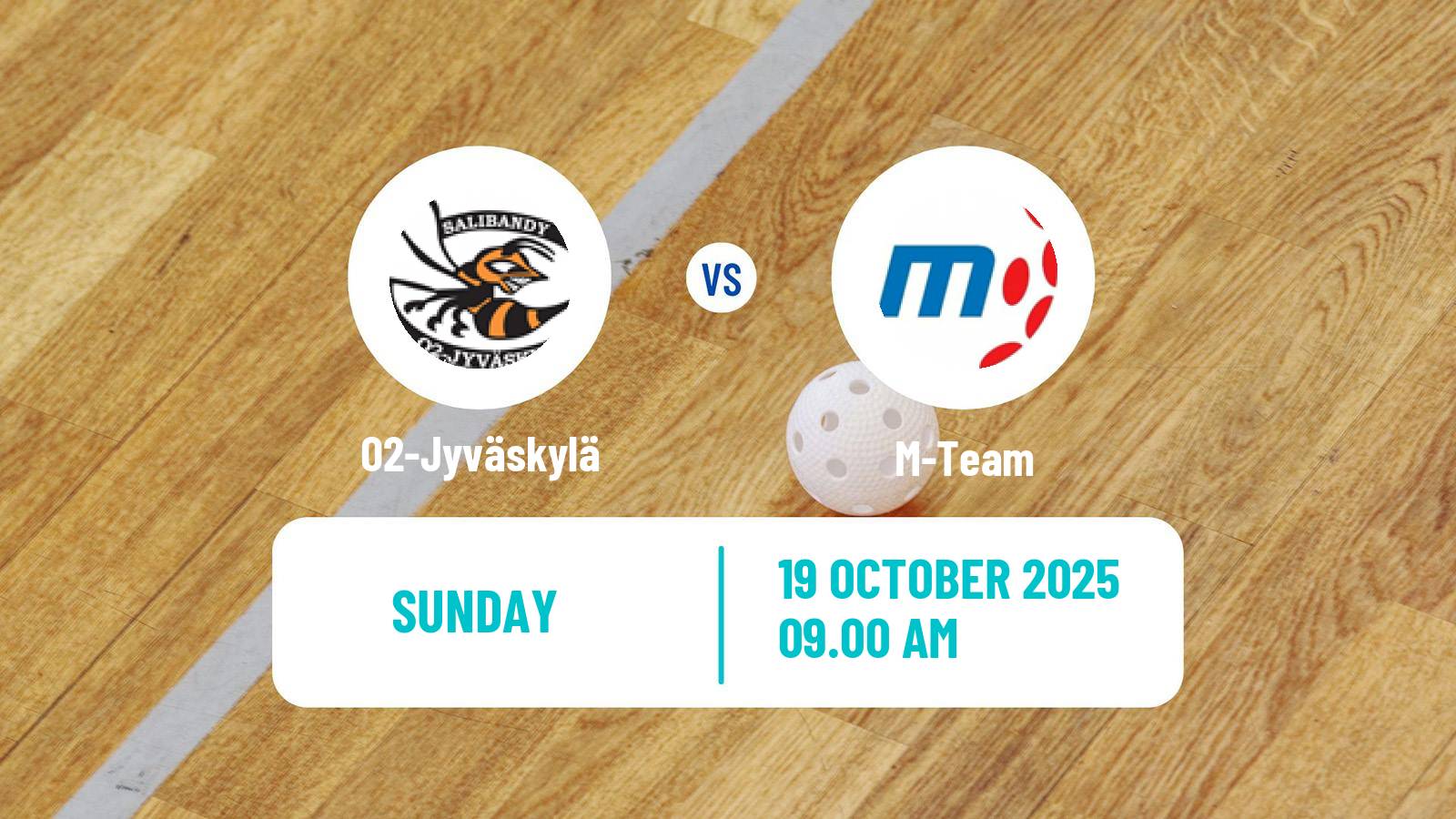 Floorball Finnish Divari O2-Jyväskylä - M-Team