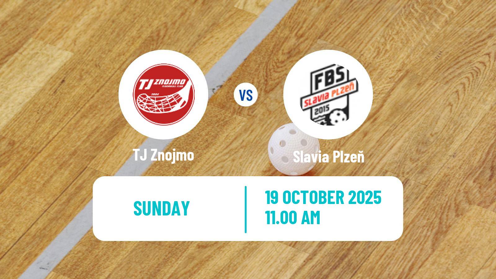 Floorball Czech 1 Liga Floorball Znojmo - Slavia Plzeň
