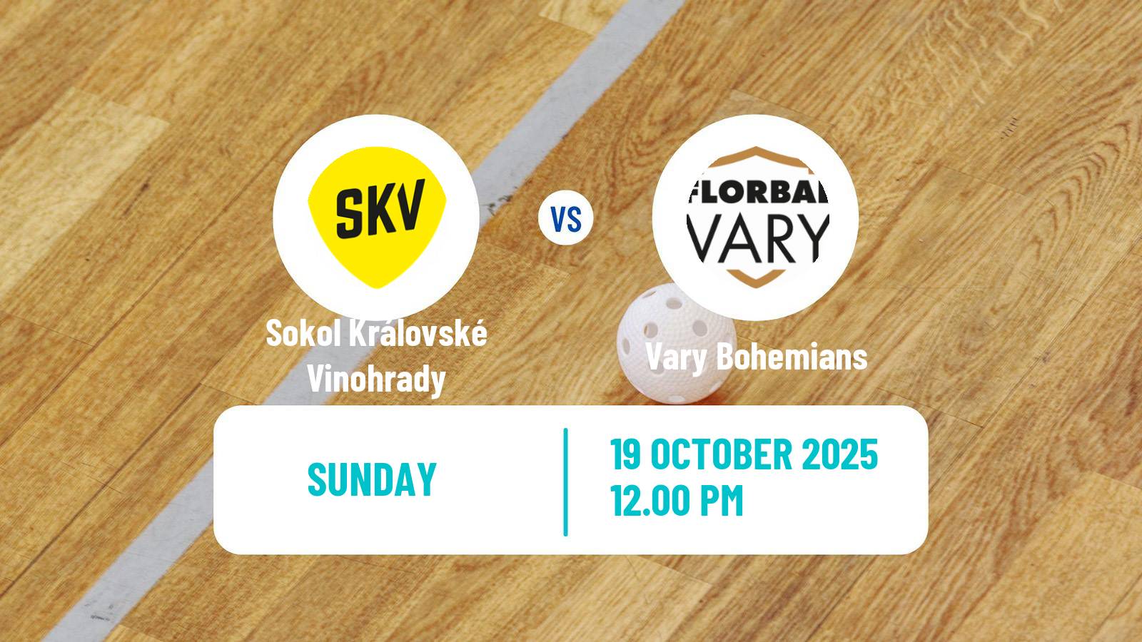 Floorball Czech Superliga Floorball Sokol Královské Vinohrady - Vary Bohemians