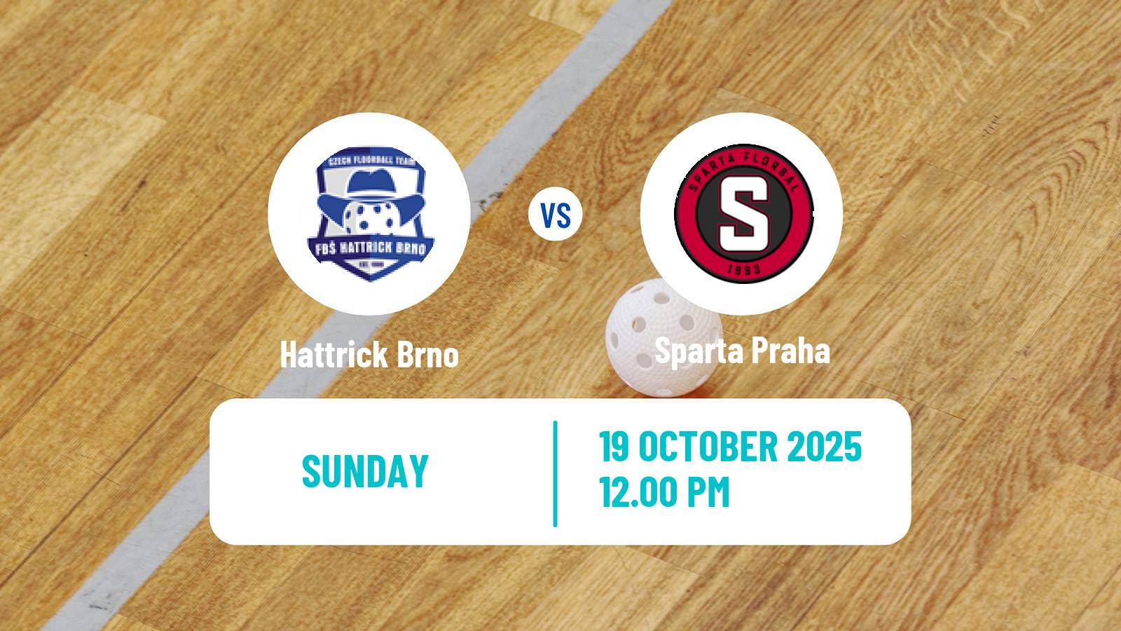 Floorball Czech Superliga Floorball Hattrick Brno - Sparta Praha