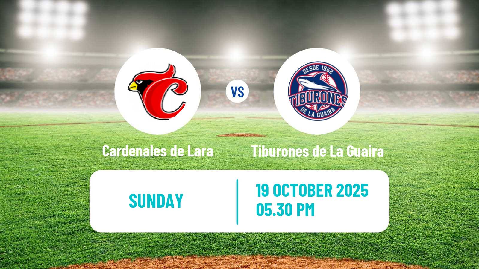Baseball Venezuelan LVBP Cardenales de Lara - Tiburones de La Guaira