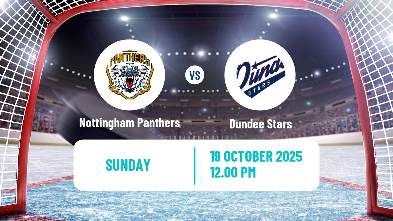 Hockey United Kingdom Elite League Nottingham Panthers - Dundee Stars
