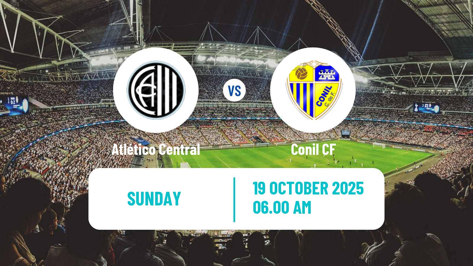 Football Spanish Tercera RFEF - Group 10 Atlético Central - Conil