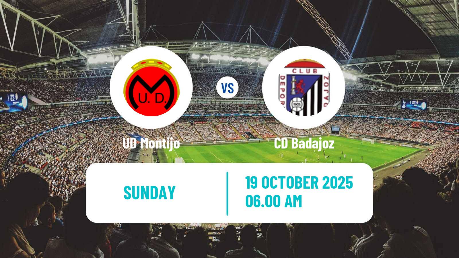 Football Spanish Tercera RFEF - Group 14 Montijo - Badajoz
