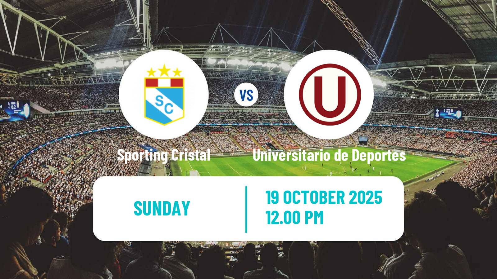 Football Peruvian Liga Women Sporting Cristal - Universitario de Deportes