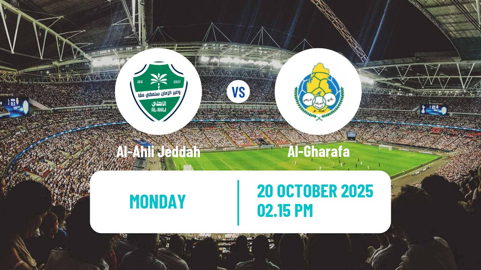 Football AFC Champions League Al-Ahli Jeddah - Al-Gharafa Football AFC Champions League Al-Ahli Jeddah - Al-Gharafa