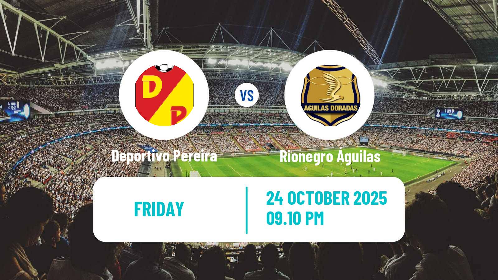 Football Colombian Primera A Deportivo Pereira - Rionegro Águilas