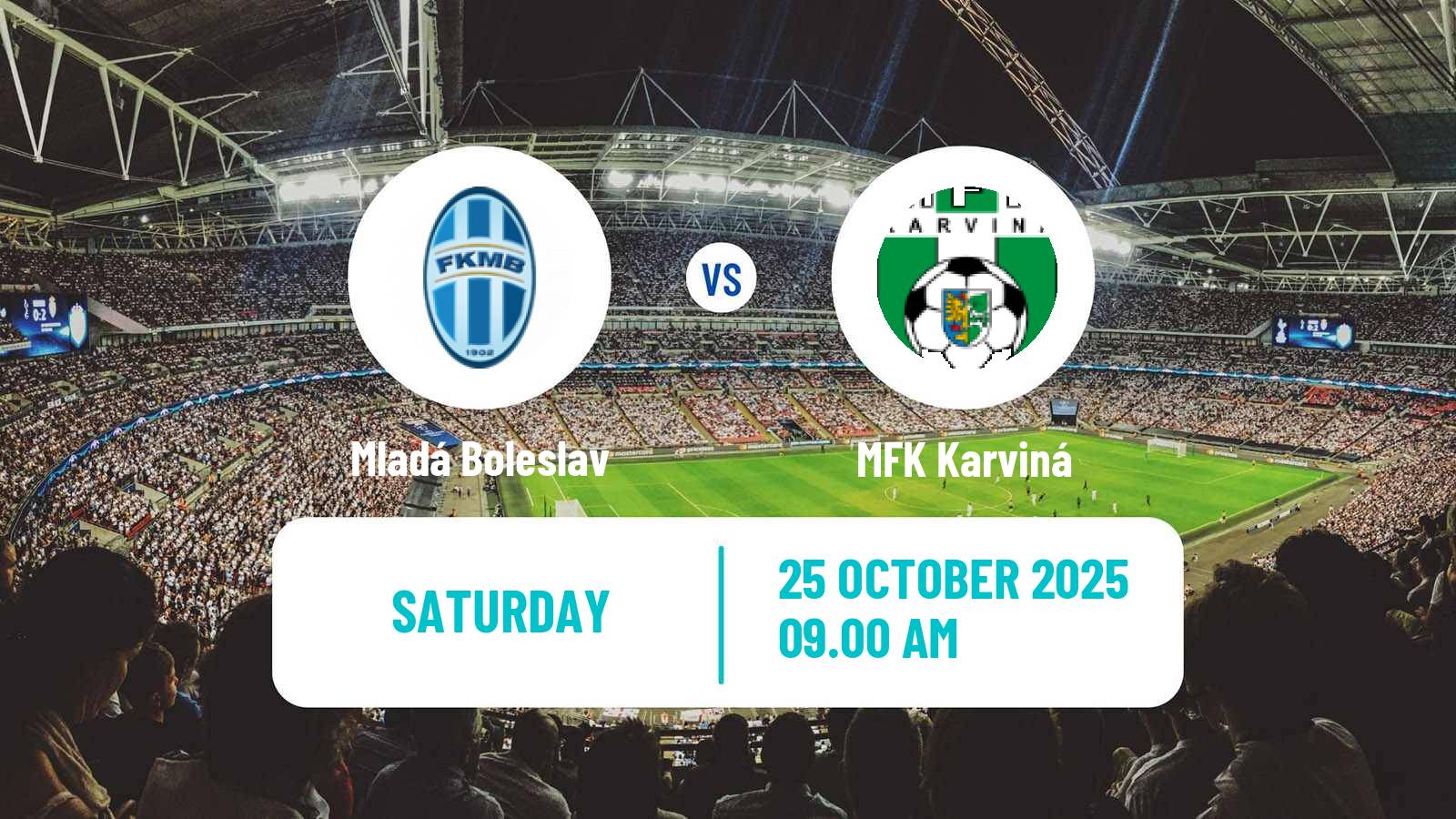 Football Czech 1 Liga Mladá Boleslav - Karviná