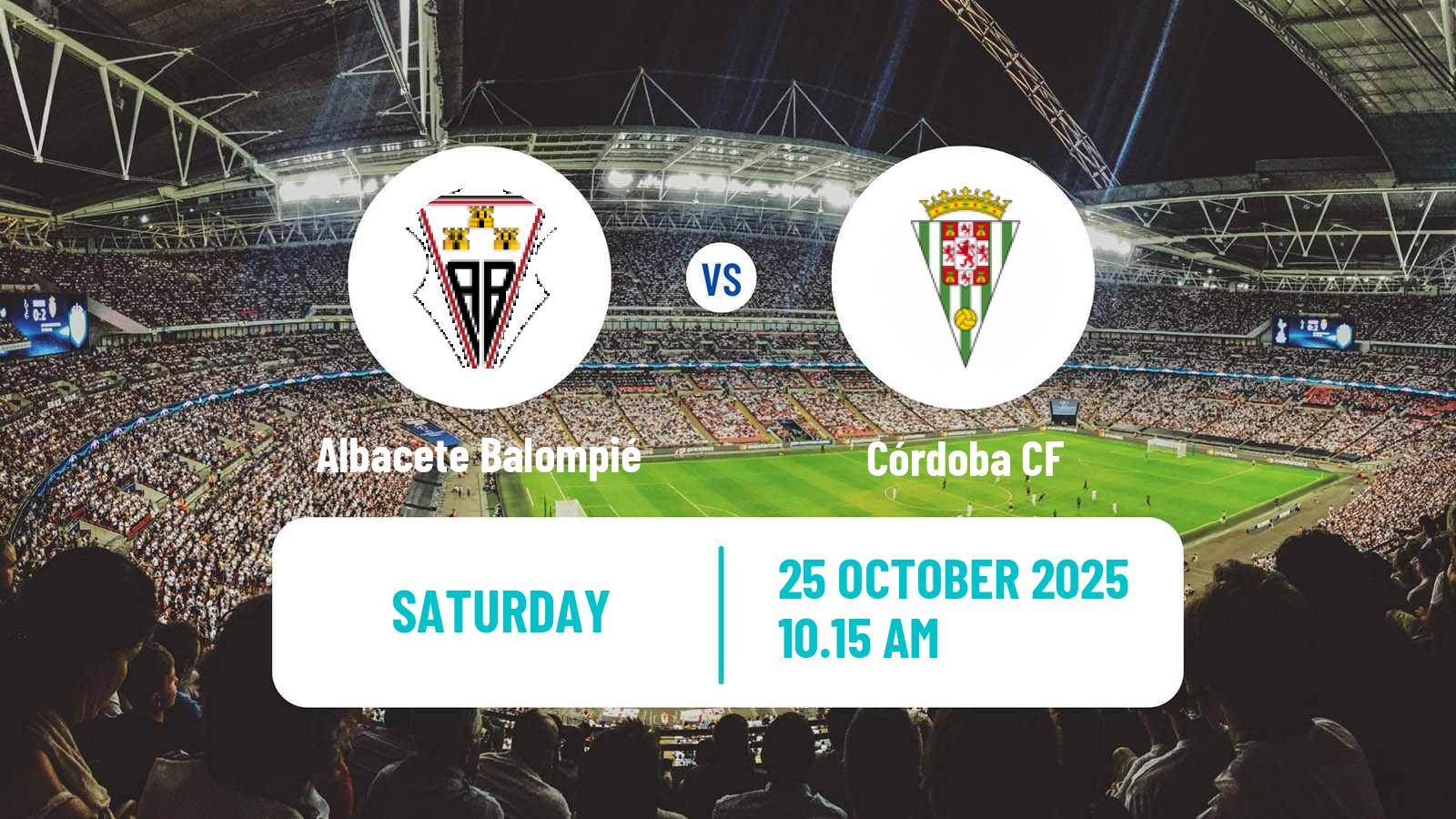 Football Spanish LaLiga2 Albacete Balompié - Córdoba