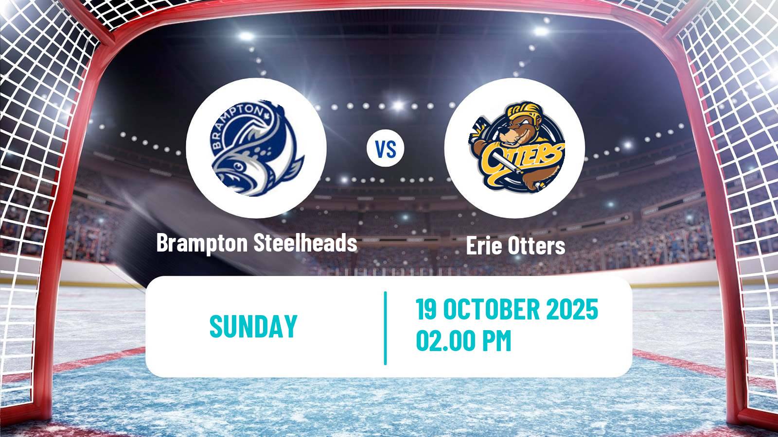 Hockey OHL Brampton Steelheads - Erie Otters
