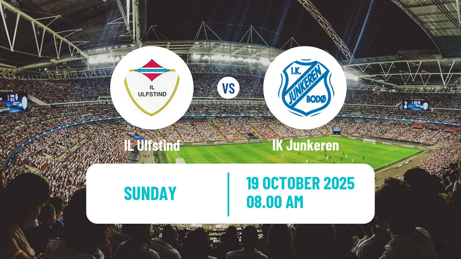 Football Norwegian Division 3 - Group 1 Ulfstind - Junkeren
