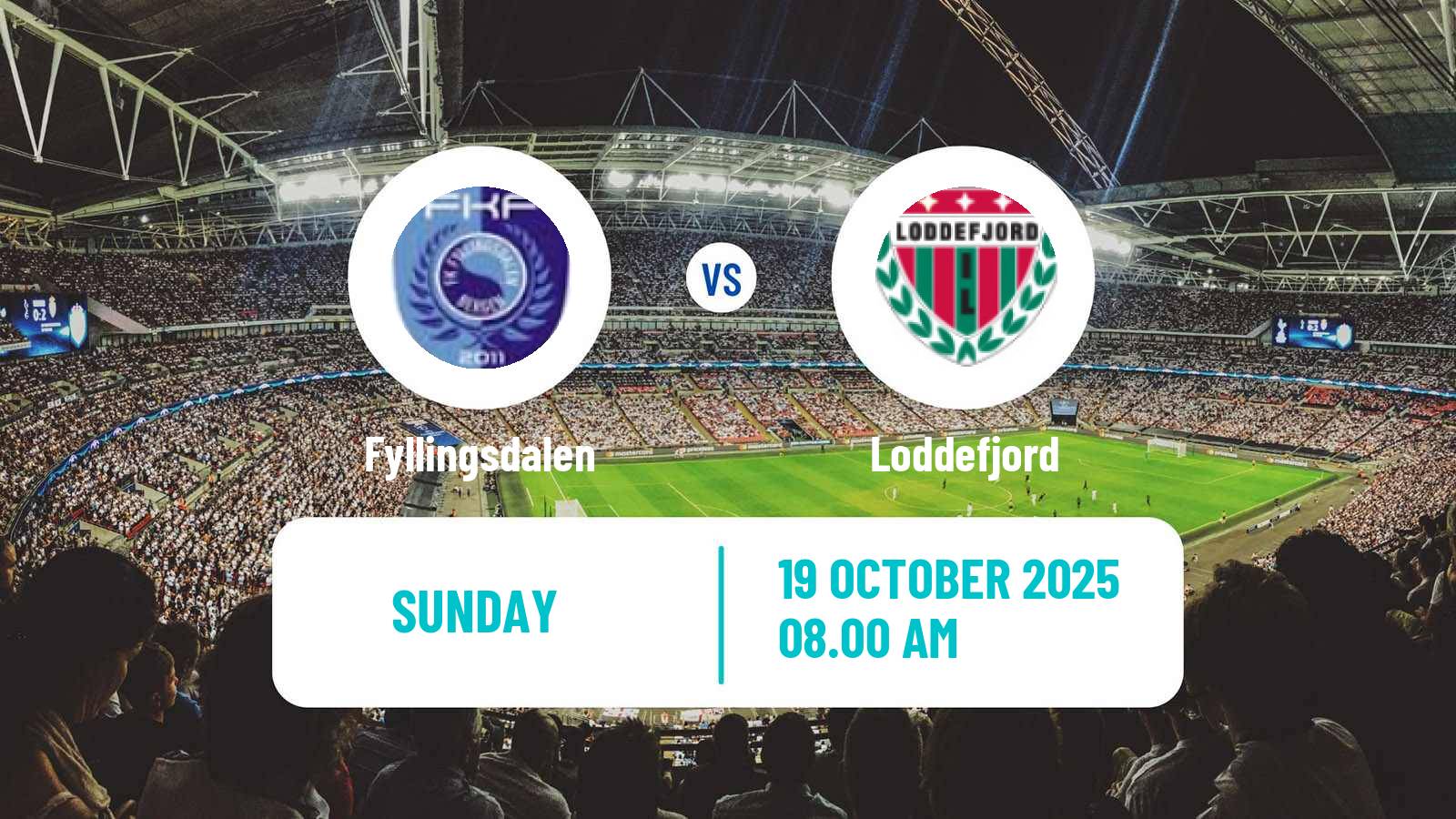 Football Norwegian Division 3 - Group 4 Fyllingsdalen - Loddefjord