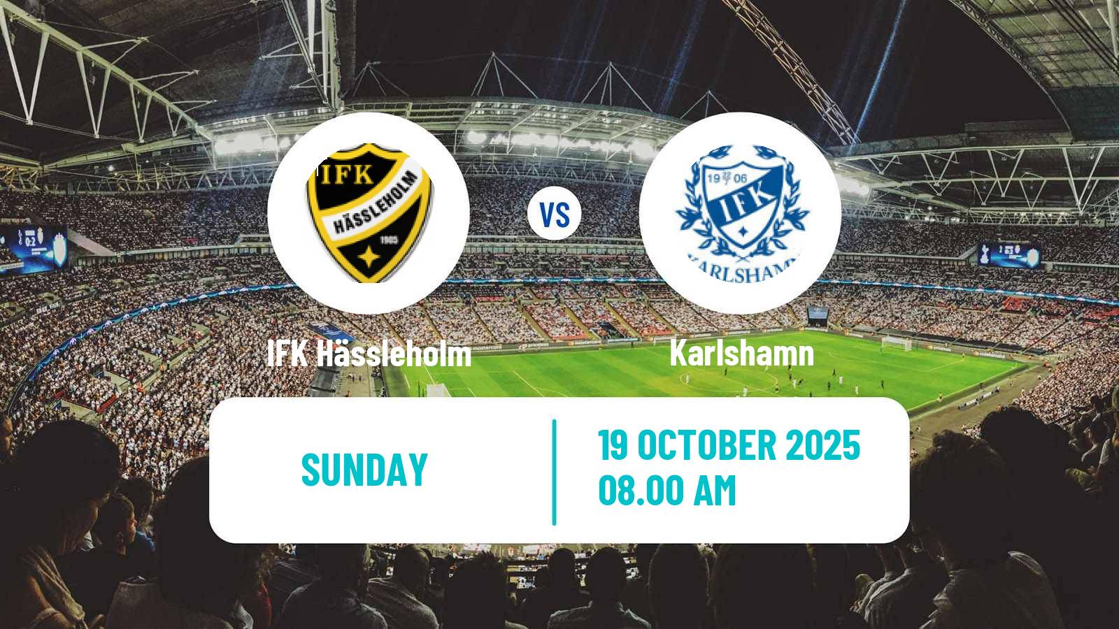 Football Swedish Division 2 - Södra Götaland IFK Hässleholm - Karlshamn