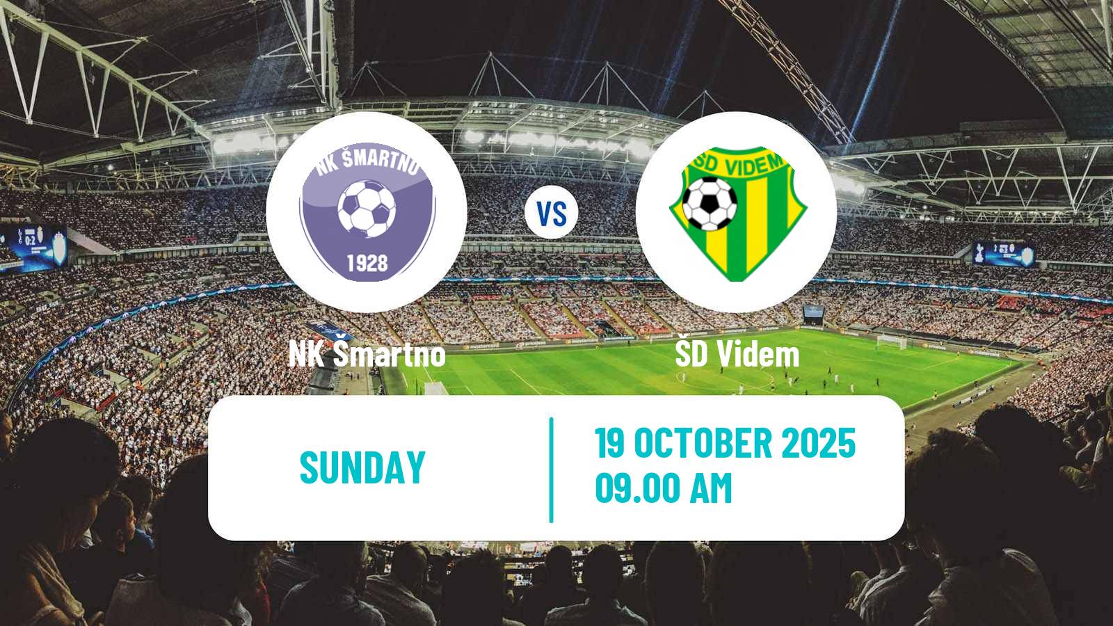 Football Slovenian 3 SNL East Šmartno - Videm