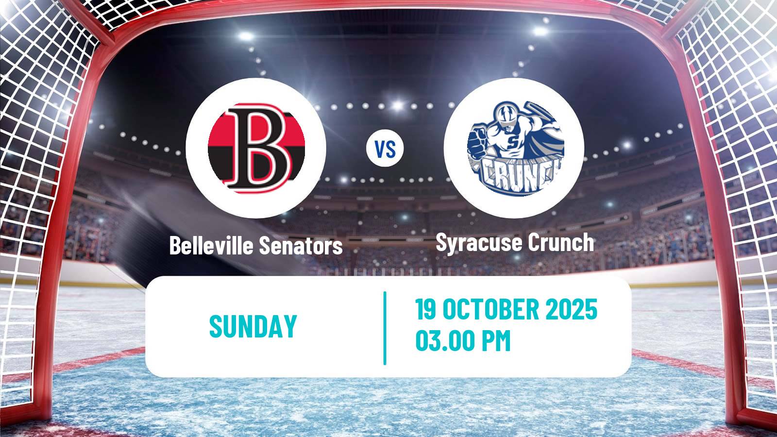 Hockey AHL Belleville Senators - Syracuse Crunch