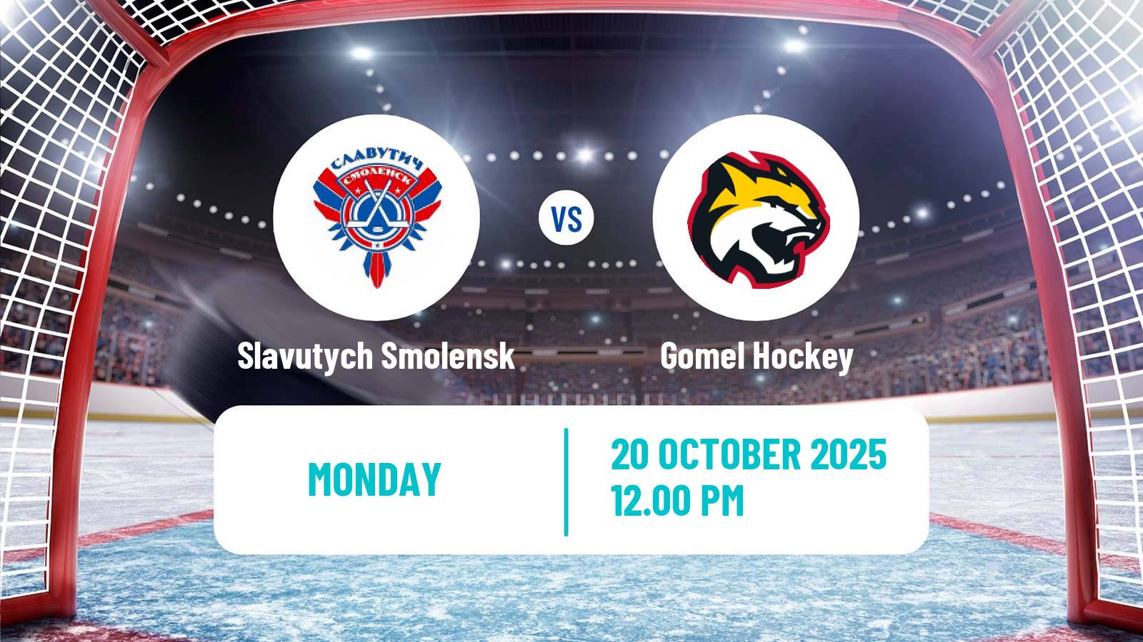 Hockey Belarusian Extraleague Slavutych Smolensk - Gomel