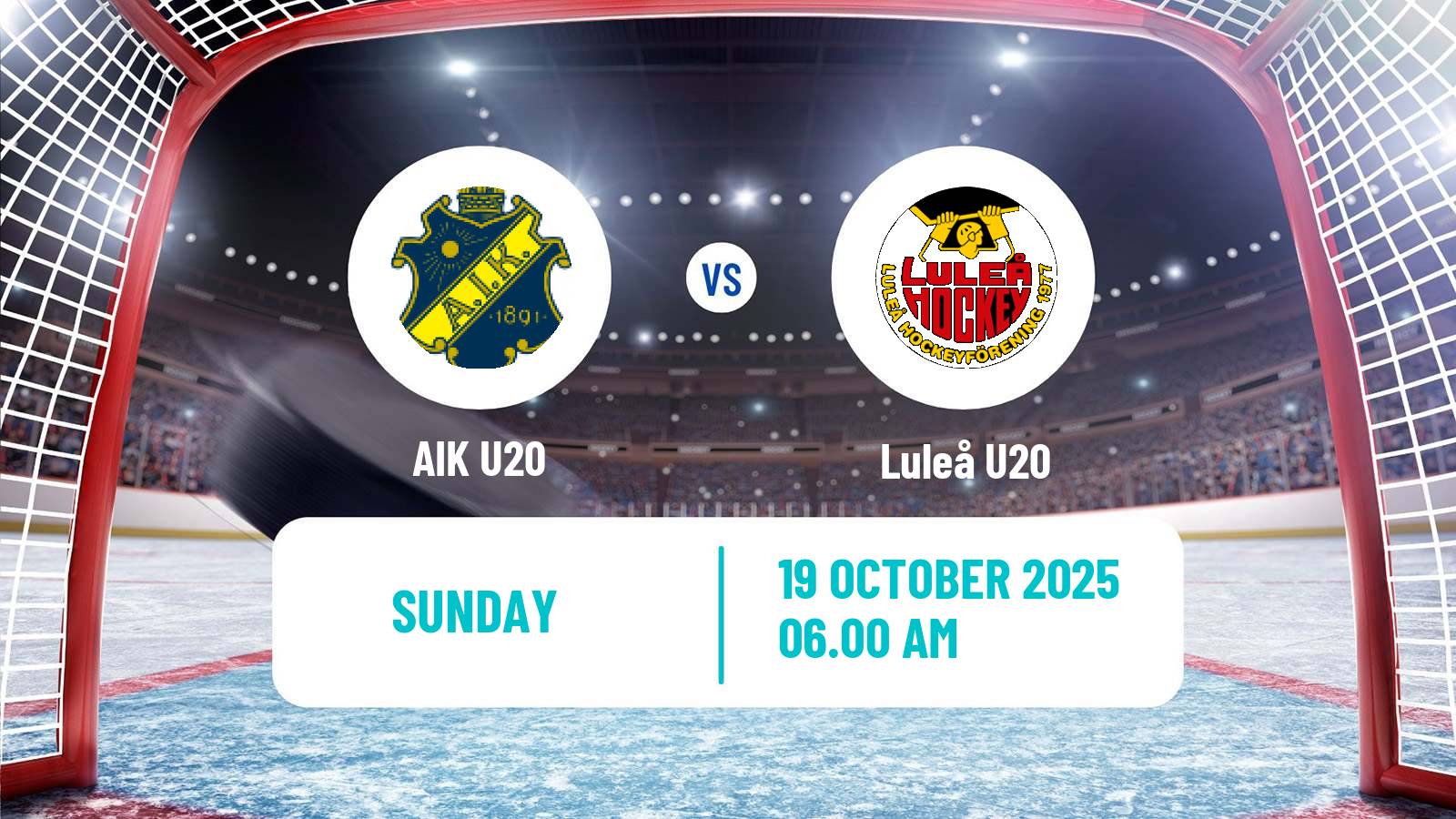 Hockey Swedish Superelit U20 Hockey AIK U20 - Luleå U20