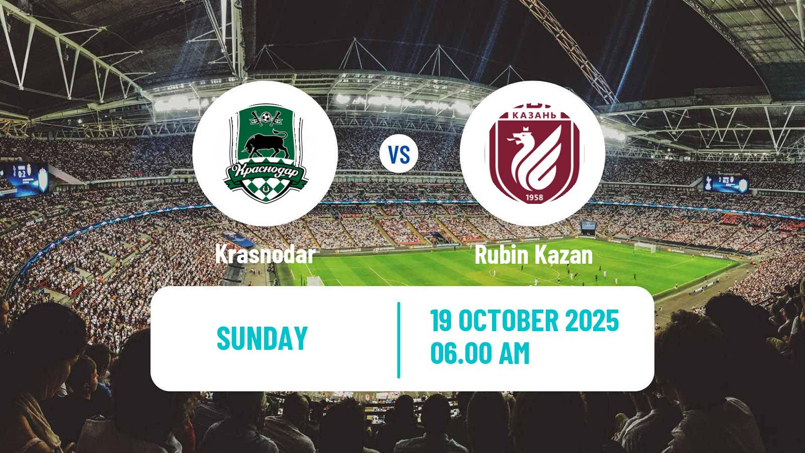 Football Russian Supreme Division Women Krasnodar - Rubin Kazan